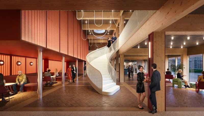 Schouwburg Ogterop Render Interior Paul de Ruiter Architects KRFT Vivid