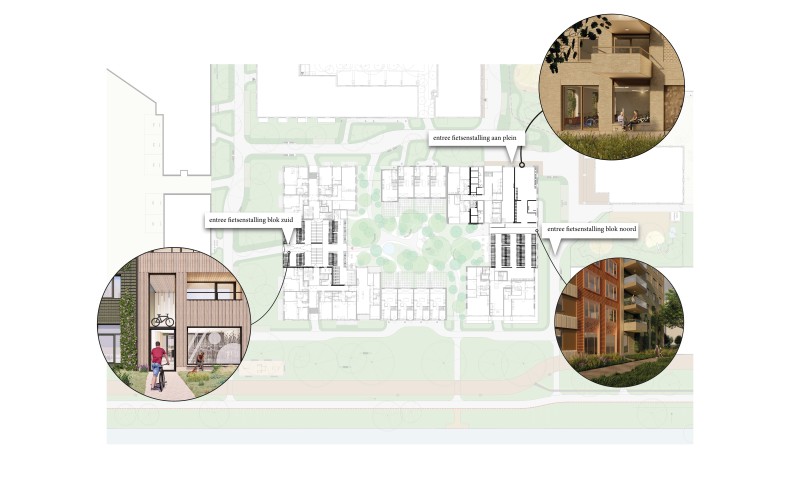 Blok 10 Fietsenstallingen text Zecc Paul de Ruiter Architects en Levs