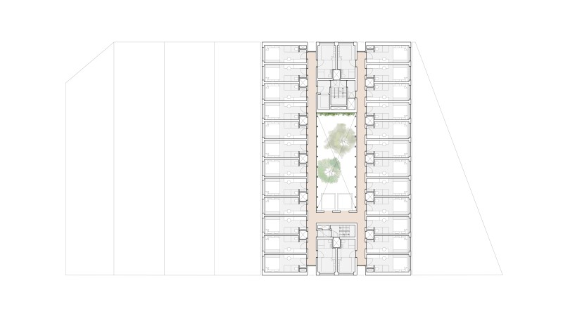 1623 Hotel Mama Shelter Plattegrond 4 Paul de Ruiter Architects