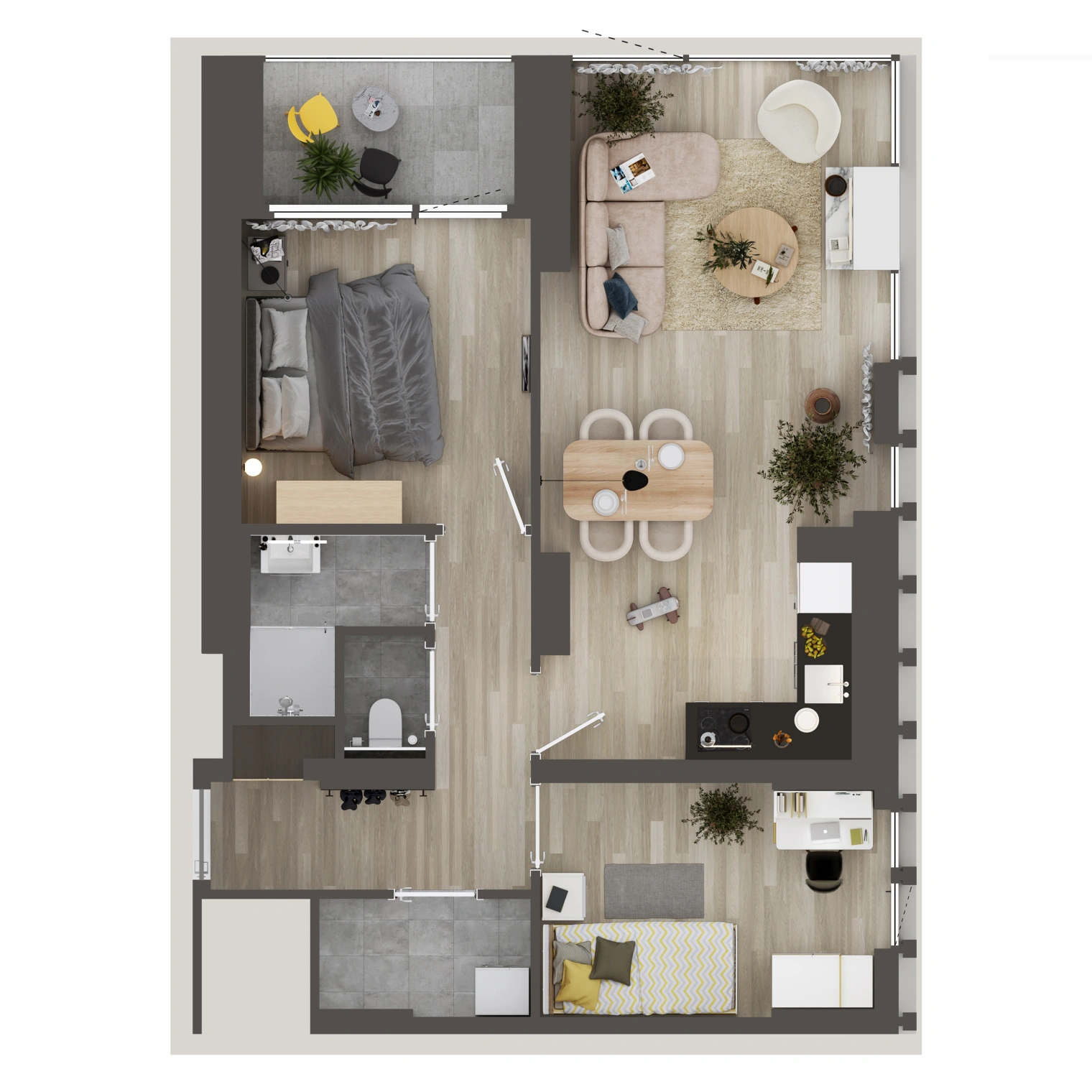 20220427 1420 Waldorp Four 009 plan C7b Paul de Ruiter Architects