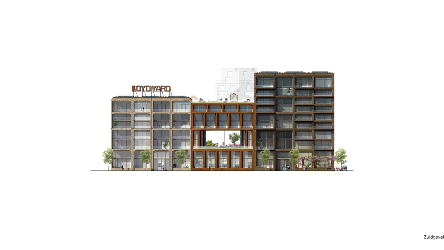 1919 Lloyd Yard gevelaanzichten zuid web