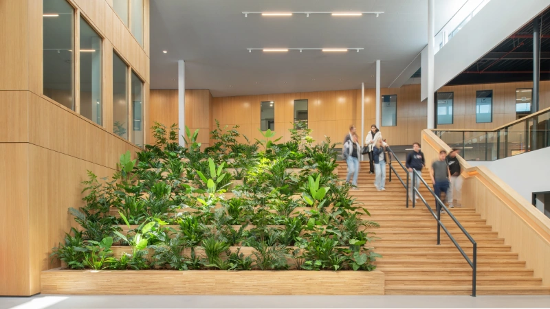 1932 Aiste Rakauskaite Green Stairs