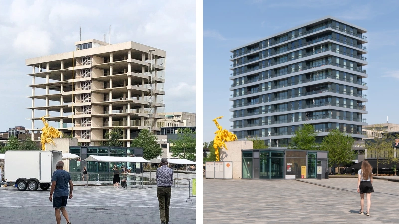 Transformatie Belastingflat Emmen Before and After