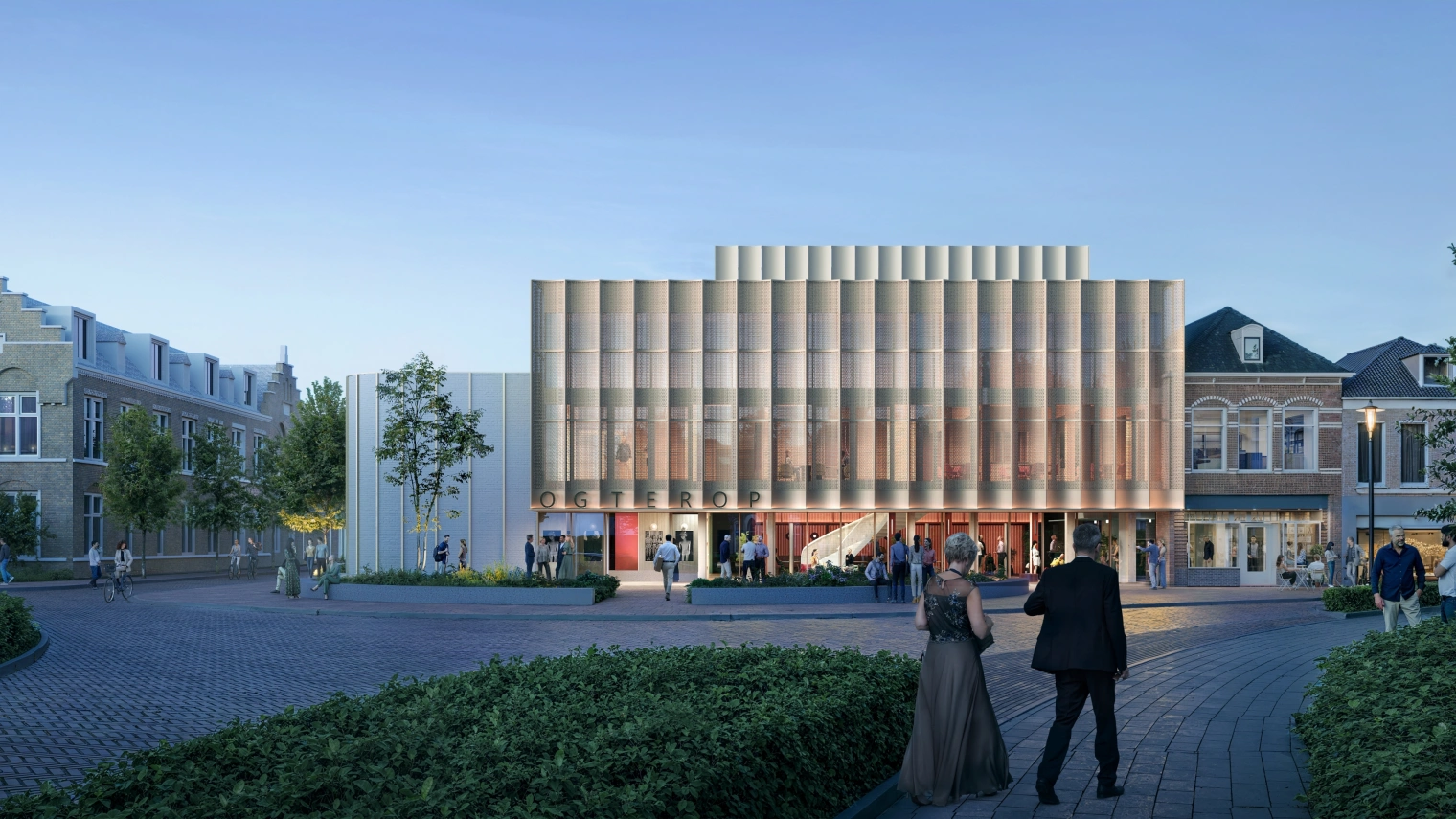 Schouwburg Ogterop Render Exterior Paul de Ruiter Architects KRFT Vivid