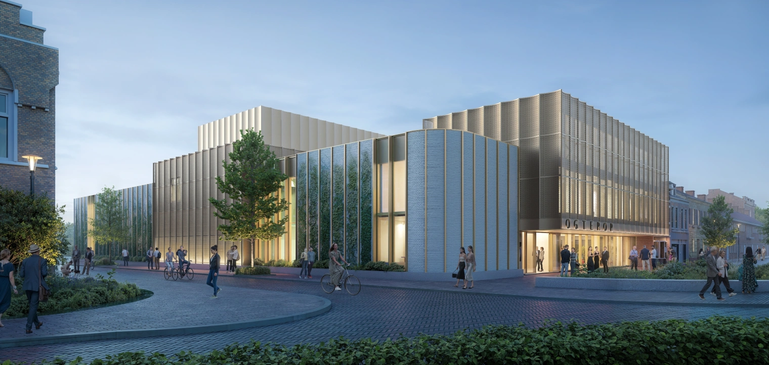Schouwburg Ogterop Render Exterior 2 Paul de Ruiter Architects KRFT Vivid